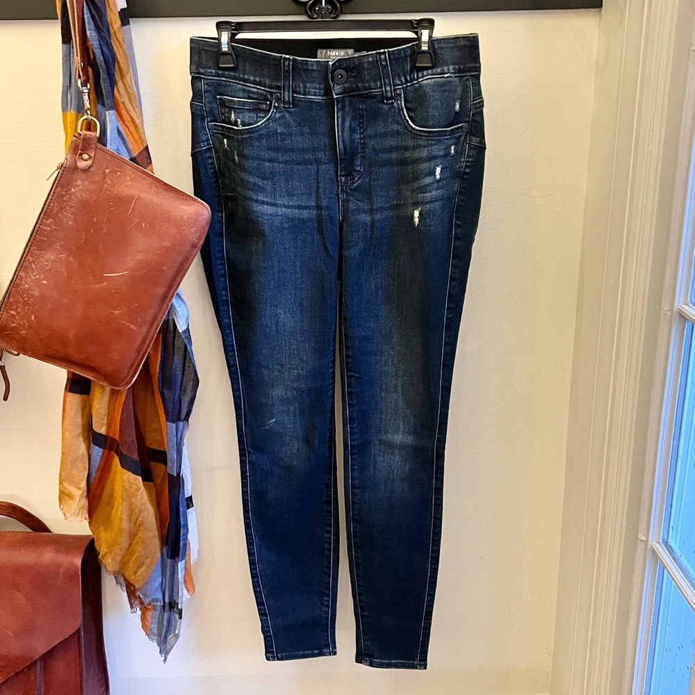 Torrid Bombshell Skinny Stretch Dark Wash Super Soft Jeans 10 Reg. - Picture 13 of 14